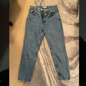 Zara mom jeans high rise